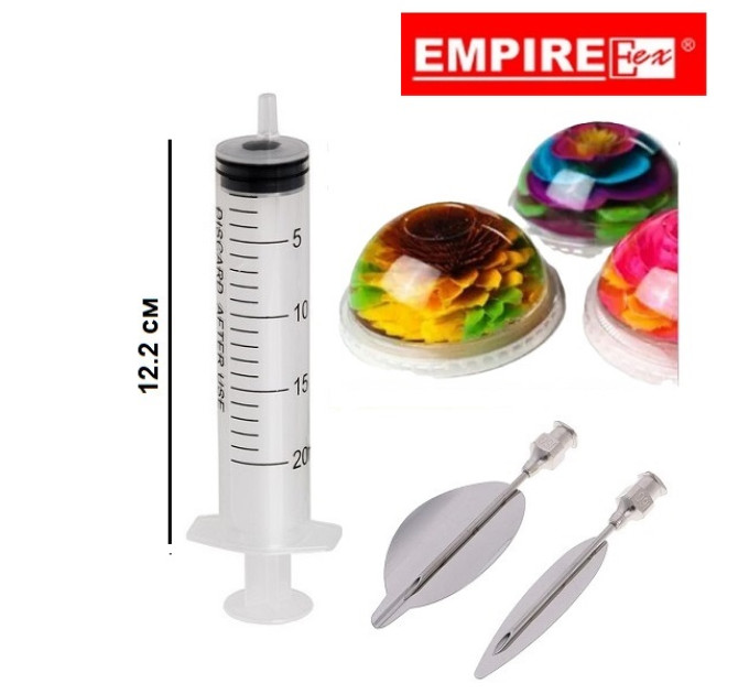 Шприц з насадками для 3D в желе Empire EM-1210