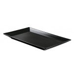 Блюдо прямоугольное черное Ipec Tokyo Black 34*22 см
