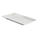 Блюдо прямоугольное белое Ipec Tokyo White 34*22 см