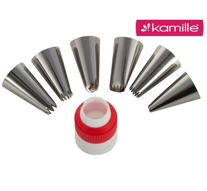 Мішок кондитерський з 6 насадками Kamille KM-7811