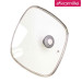 Крышка стеклянная квадратная 28 см Kamille KM-0828GR