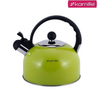Чайник со свистком на 2.5 л Kamille KM-0679A зеленый