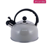 Чайник со свистком на 2.5 л Kamille KM-0679GR серый