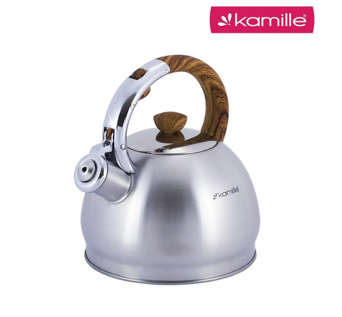 Чайник со свистком для плиты 2 л Kamille KM-0694N