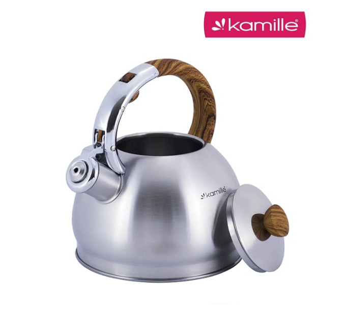 Чайник со свистком для плиты 2 л Kamille KM-0694N