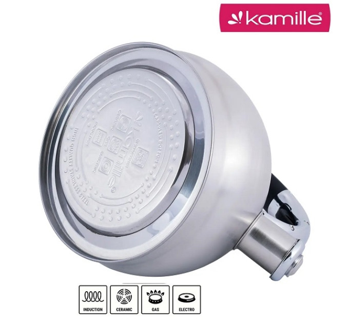 Чайник со свистком 2 литра Kamille KM-0694NB