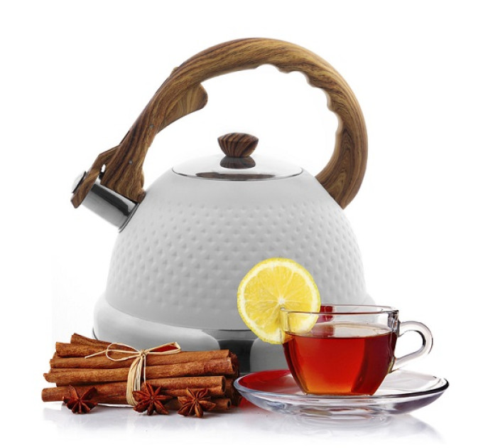 Чайник зі свистком 2.7 л Ofenbach NB-100305WH білий