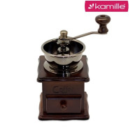 Ручна кавомолка дерев'яна Kamille KM-7018