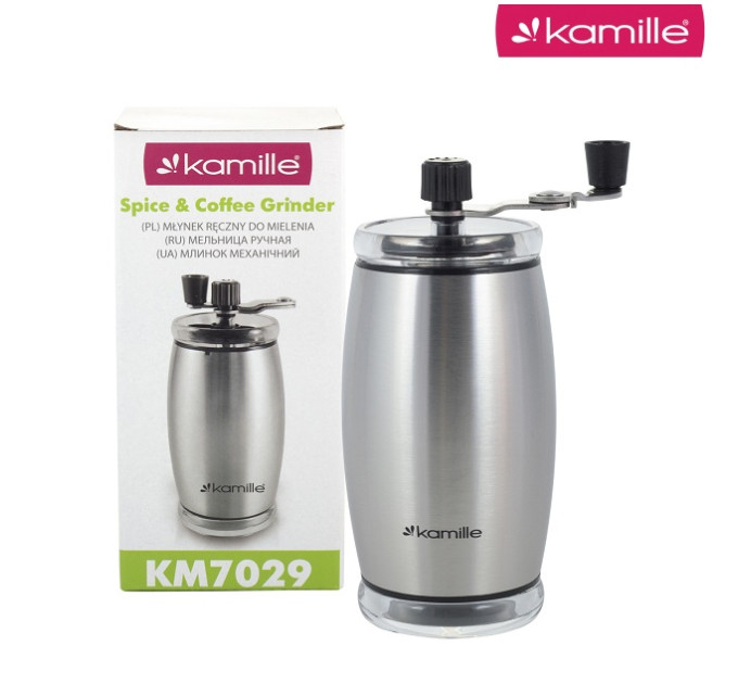 Кавомолка ручна механічна Kamille KM-7029