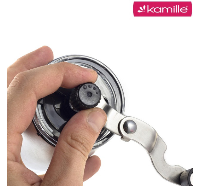 Кавомолка ручна механічна Kamille KM-7029