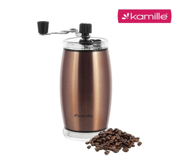 Млинок для кави ручний механічний Kamille KM-7029C