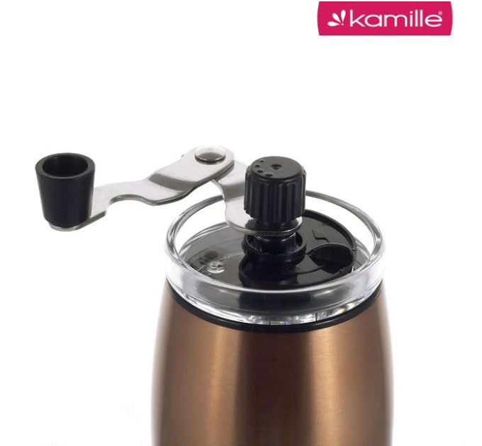 Млинок для кави ручний механічний Kamille KM-7029C