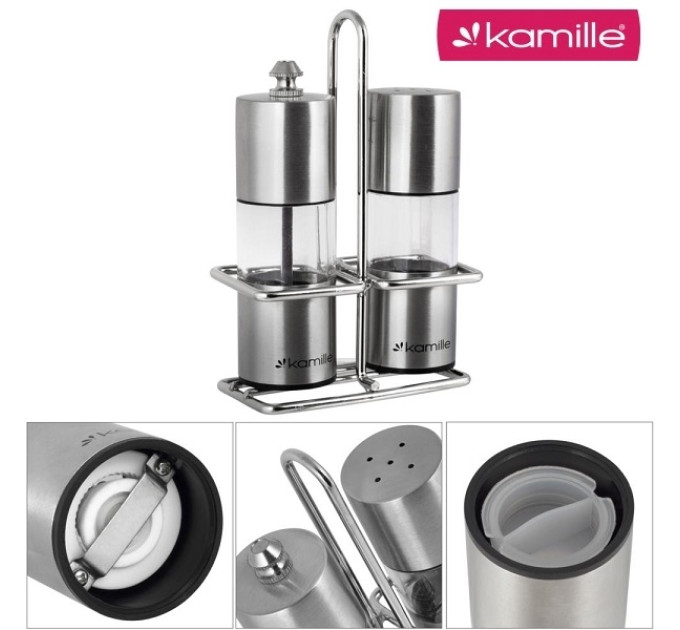 Набор для специй с подставкой Kamille KM-7052