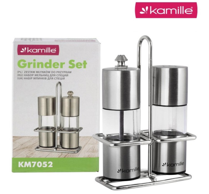 Набор для специй с подставкой Kamille KM-7052