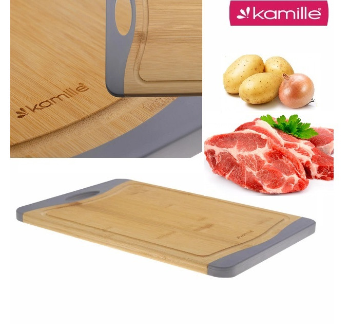 Доска разделочная 36.5х25.3х1.5 см Kamille KM-10071