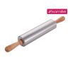 Скалка для теста из нержавейки 33 см Kamille KM-7819