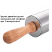 Скалка для теста из нержавейки 33 см Kamille KM-7819