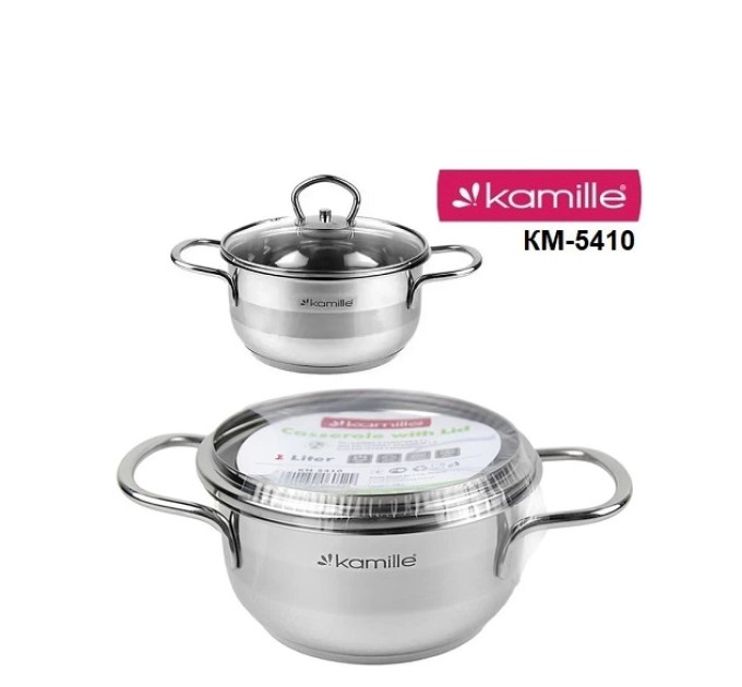 Кастрюля из нержавеющей стали 1 л Kamille KM-5410