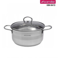 Кастрюля из нержавеющей стали 3 л Kamille KM-5413