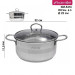Кастрюля из нержавеющей стали 4 л Kamille KM-5414