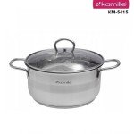 Кастрюля из нержавеющей стали 5.5 л Kamille KM-5415