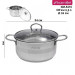 Кастрюля из нержавеющей стали 5.5 л Kamille KM-5415