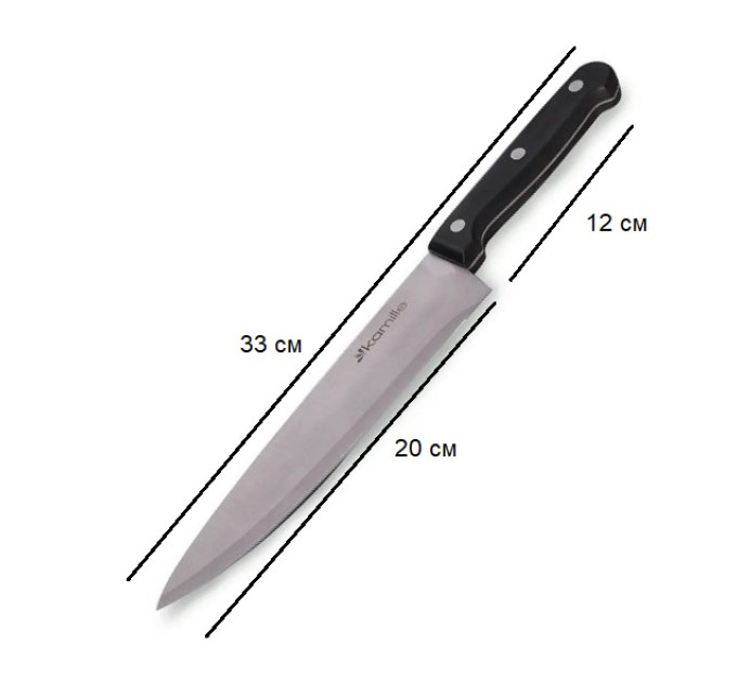 Нож кухонный Шеф-повар Kamille KM-5108