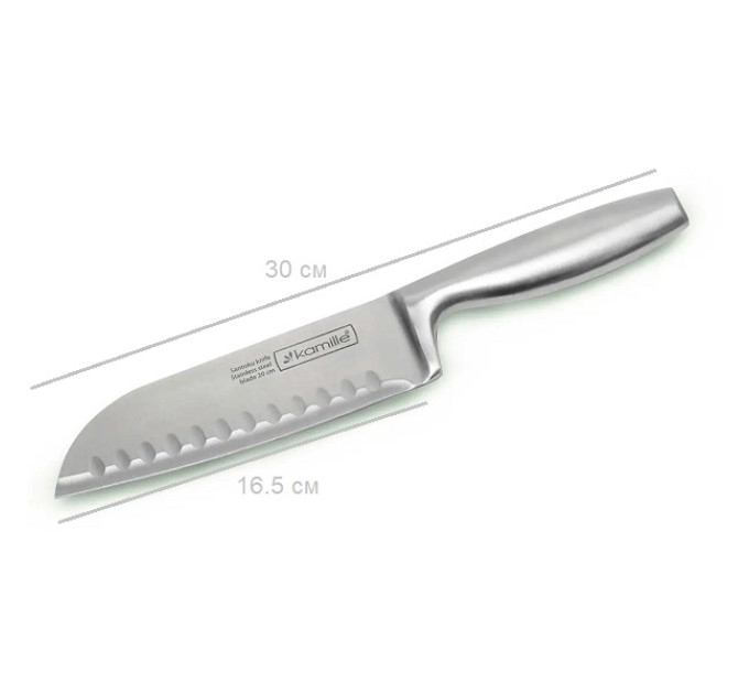 Ніж кухонний сантоку Kamille KM-5142