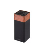 Підставка для ножів Kamille Acacia Black KM-7618