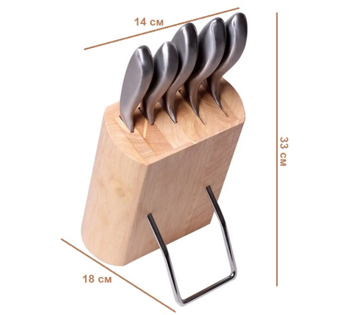 Набор ножей из 6 предметов Kamille KM-5133