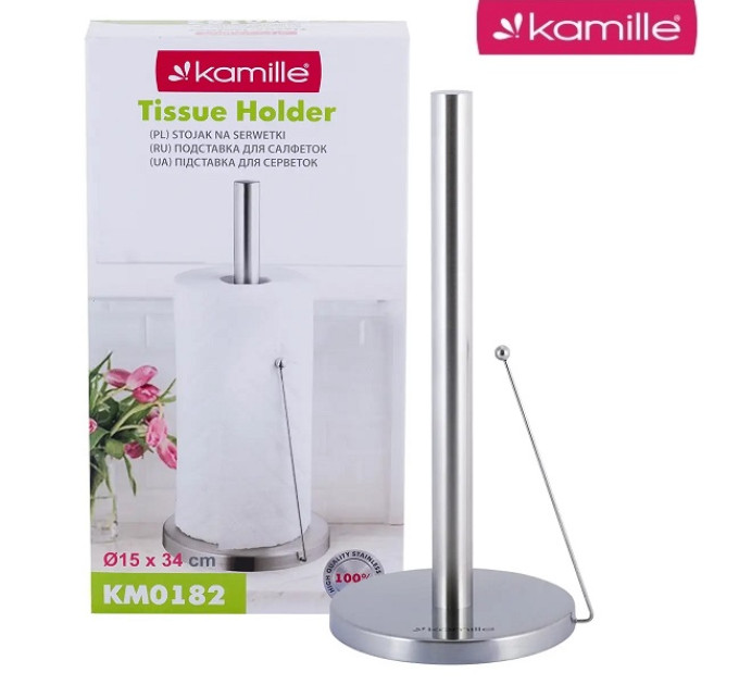 Держатель для бумажных полотенец Kamille KM-0182
