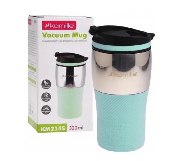 Термокухоль м'ятний 320 мл Kamille KM-2155 Mint