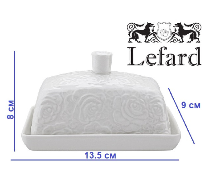 Маслянка біла порцелянова Lefard 944-024