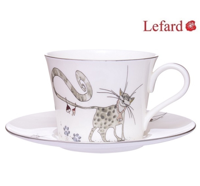 Чайний набір Lefard 2 пр Веселі коти 264-531