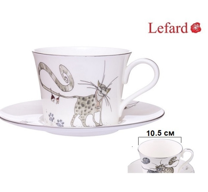 Чайний набір Lefard 2 пр Веселі коти 264-531
