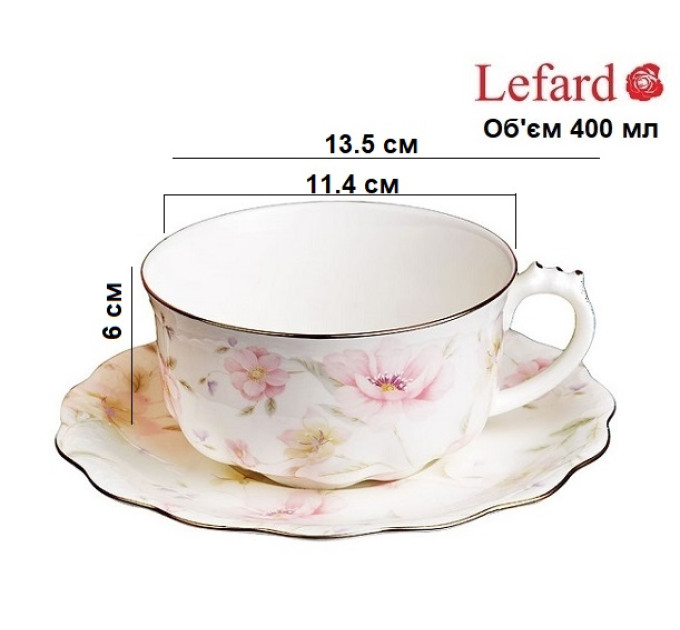 Чайный набор Lefard 2 предмета Лаура 264-646