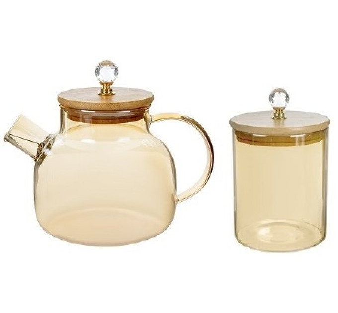 Банка для хранения 750 мл Le glass Amber 605-006
