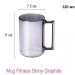 Кружка Luminarc Fitness Shiny Graphite 320 мл P9321
