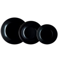 Сервіз столовий Luminarc Plumi Black 18 пр V2483