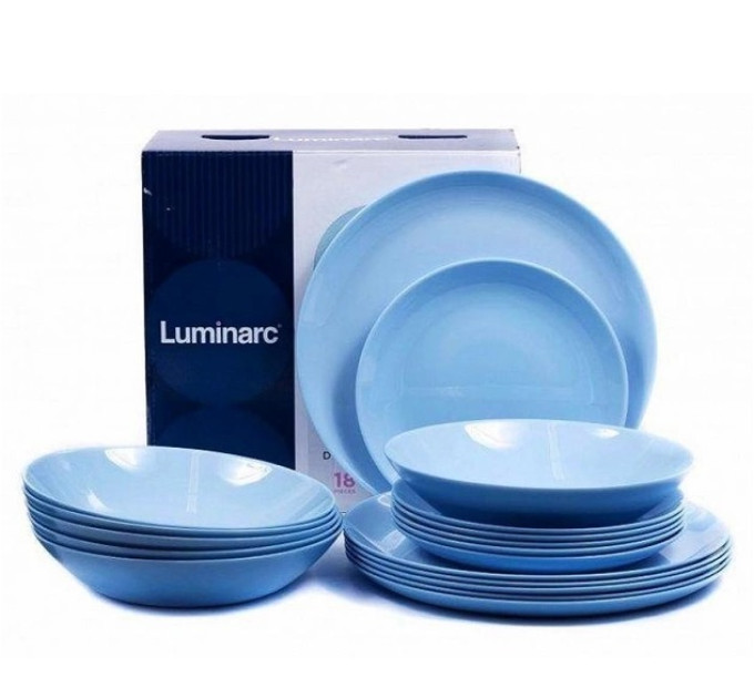 Сервіз столовий Luminarc Diwali Light Blue 19 пр P2961