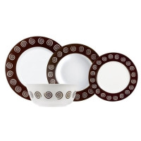 Сервіз столовий Luminarc Sirocco Brown 19 пр N4867