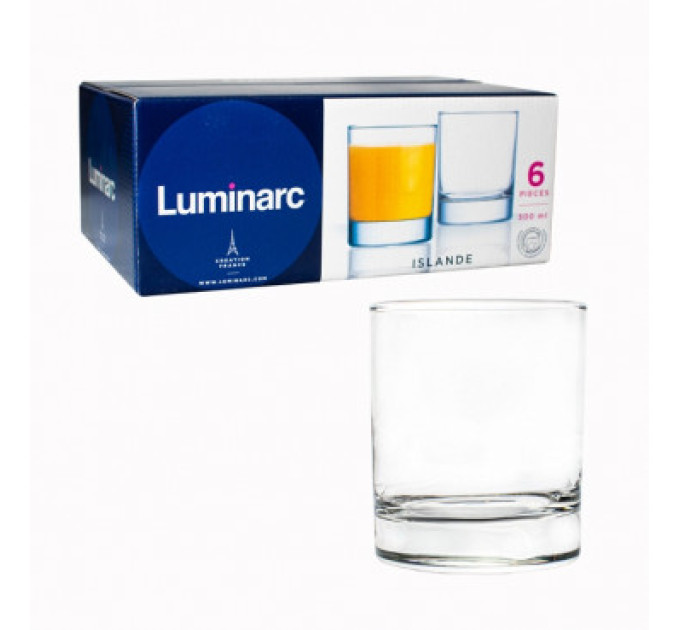 Набор стаканов 6 шт 300 мл Luminarc Island N1314