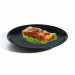 Тарелка десертная 19 см Luminarc Diwali Black P0789