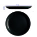 Тарелка десертная 19 см Luminarc Diwali Black P0789