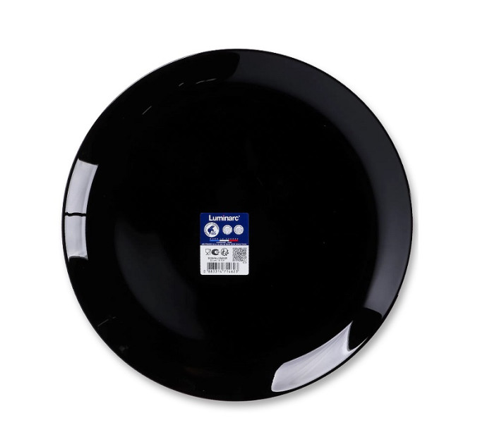 Тарілка підставна 27.3 см Luminarc Diwali Black P0786