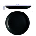 Тарелка обеденная 25 см Luminarc Diwali Black P0867