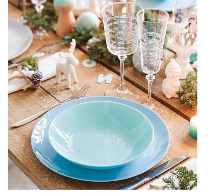 Тарелка глубокая 20 Luminarc Diwali Light Blue P2021
