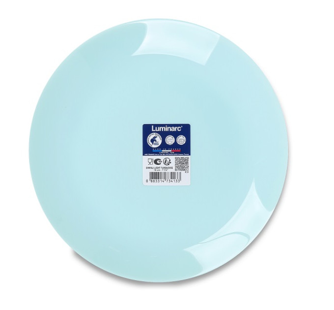 Тарелка Luminarc Diwali Light Turquoise 25 см P2611