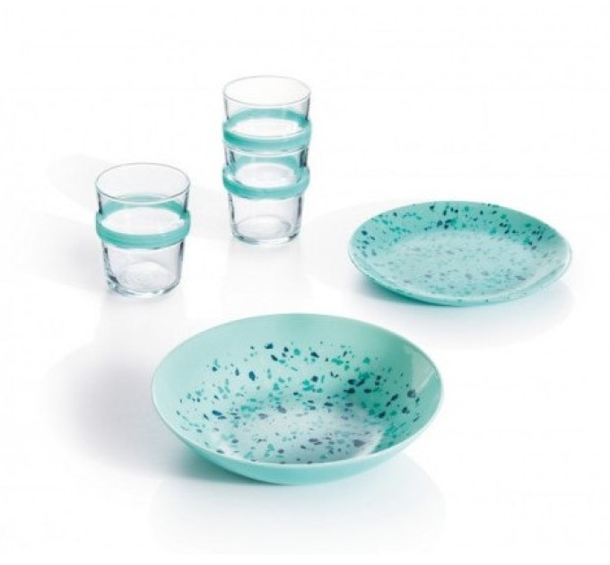 Тарелка глубокая 20 см Luminarc Venizia turquoise P6506