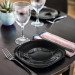 Тарелка обеденная 26 см Luminarc Carine Black L9817